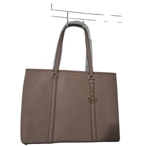 Michael Kors Taupe Leather Tote
